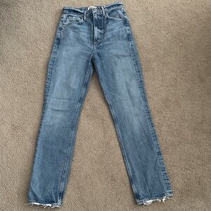 Agolde Light Blue Straight Leg Jeans